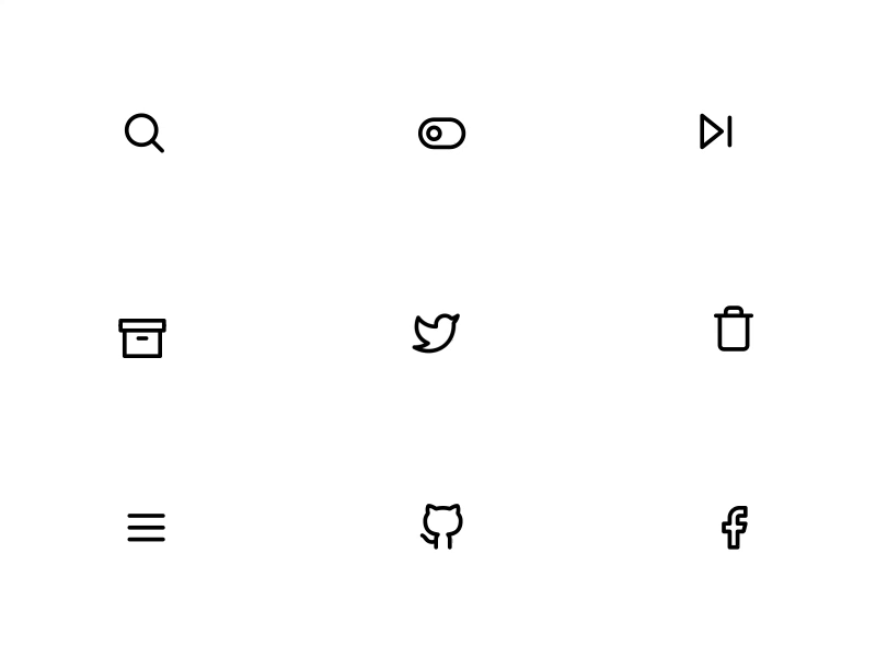 Animated icons by Patrik Svoboda on Dribbble