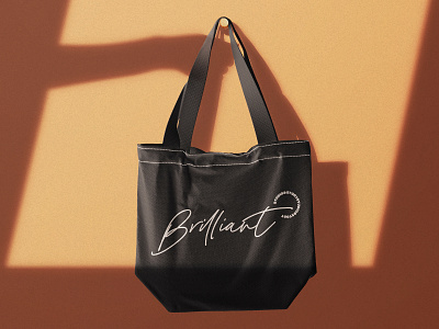 Branded bag branding design font graphic graphic design hand lettering handwritten lettering print product product design typography