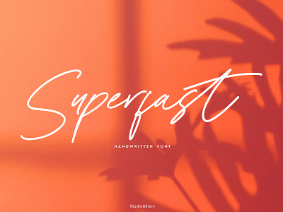 Superfast Script Font