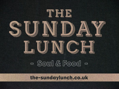 The Sunday Lunch | Identity 2 branding graphic design identity logo texture type typography