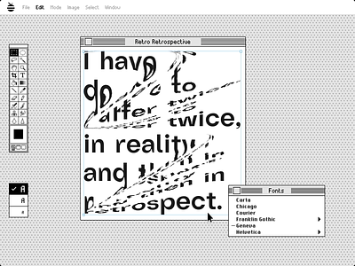 Retrospecticve adobe adobexd aftereffects creative design illustration motion motion design retro typography ui vector