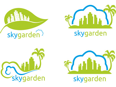 Skygarden Dribbble adobe branding logo ps