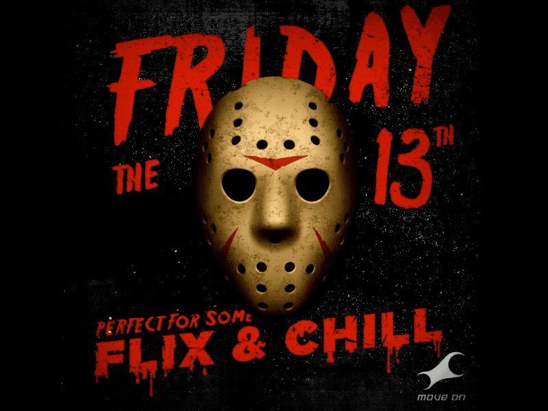 Friday 13th fridays design socialmedia gif content branding adobe creative illustration