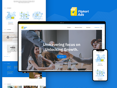 Flipkart Ads Business Landing page