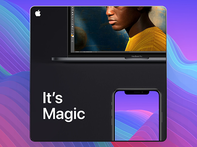 It's Magic apple apple design design gif iphone macbook macbookpro magic notch product design