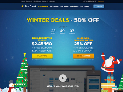 FastComet Winter Deals