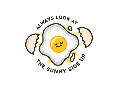 No matter how bad things get... cracked egg illustration illustrator nghiem sunny sunnyside sydney vector william