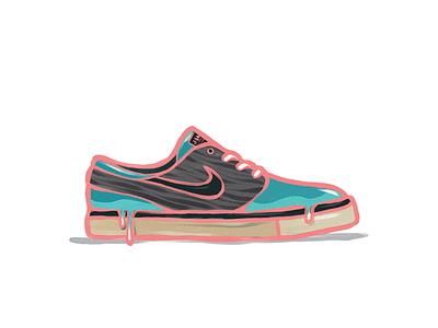 Janoskis artist illustration illustrator janoskis nghiem nike photoshop sydney william