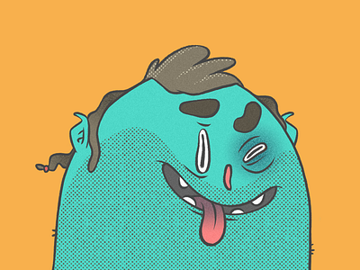 trollololol face graphic green illustration illustrator nghiem punched sydney troll william