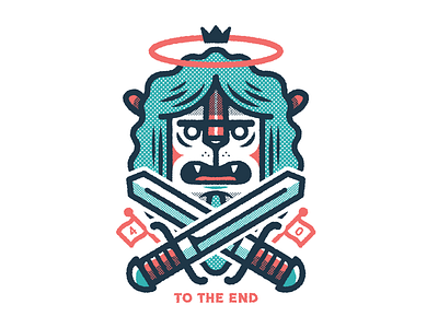 TO THE END! anyforty design digital graphic illustration lion nghiem vector william