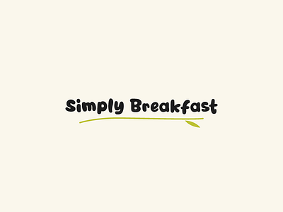 Simply Breakfast - Logo breakfast design graphic illustrator logo nghiem william