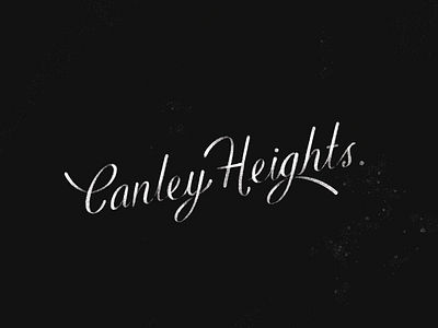 Canley Heights - Lettering