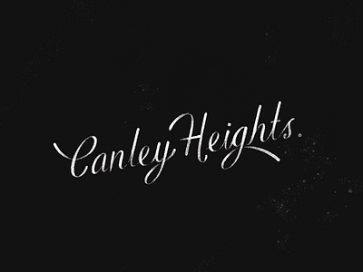 Canley Heights - Lettering letter lettering nghiem photoshop sydney texture type typography william