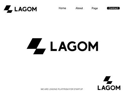 LAGOM. branding cover desing design graphic design illustration logo poster desing