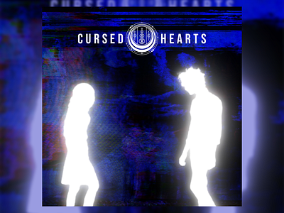 Cursed Hearts cover art design graphic art graphic design illustration poster artwork poster design