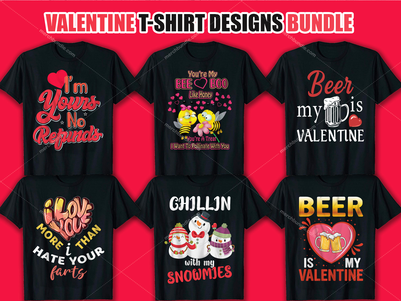 New Valentine T Shirt Designs Bundle. by Md. Mamun on Dribbble