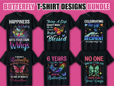 New Butterfly T Shirt Designs Bundle. butterfly shirt butterfly svg butterfly t shirt butterflypng butterflyshirt design etsy fashion graphic design merchbyamazon tshirtdesign typography shirt typography tshirt