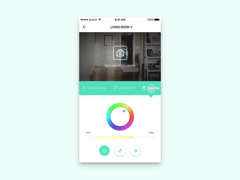 Smart Home App - history