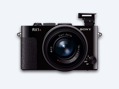 Camera - Sony RX1 camera illustration sketch sony