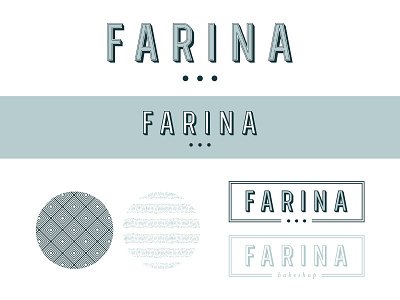 Farina Branding brand branding design identity logo logo design pattern small business