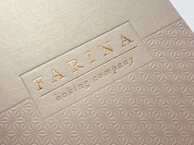 Farina Baking Company Folders