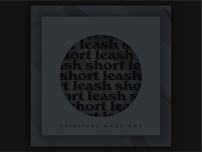 Short Leash album album cover dailyui design typography vector