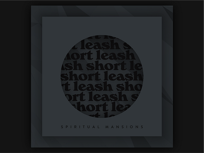 Short Leash album album cover dailyui design typography vector