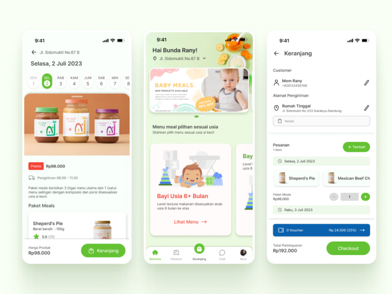 baby food counter app