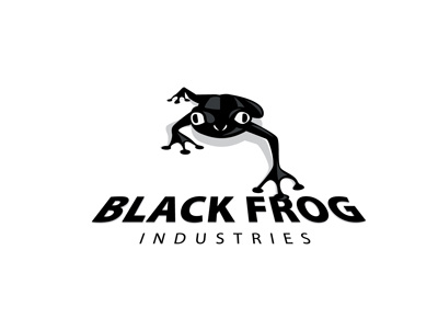 Black Frog Industries frog logo