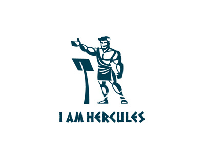 I am Hercules logo men speaker