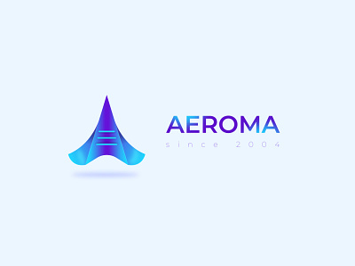 Aeroma Logo 3d app branding design graphic design icon illustration logo ui ux vector