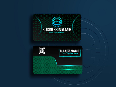 Colorful Modern Company Business Card