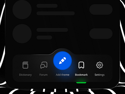 Dictionary app concept