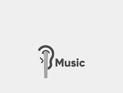 hearing music designs ear graphic design hear logo minimalist music