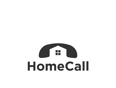Home Call branding design designs graphic design home logo minimalist
