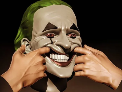 Joker Fan Art 3d 3d art anatomy character figure zbrush