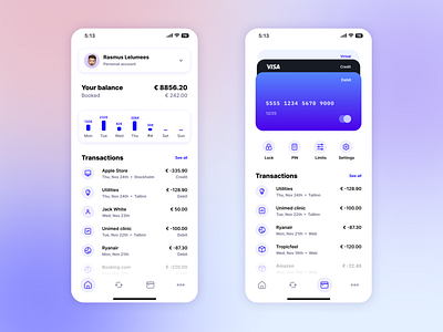 Finance app concept 2023 trend app design banking banking app concept finance finance app mobile mobile app online payment app payment app ui uiux ux
