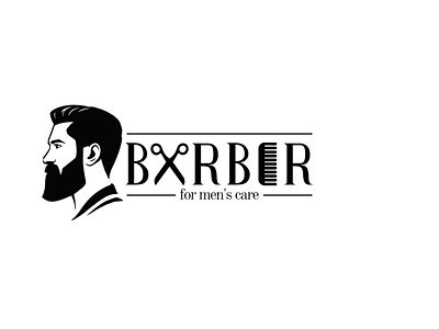 The Barber branding design graphic design icon logo minimal vector