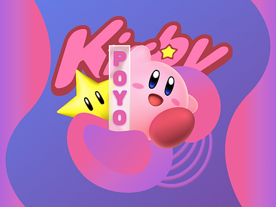 Kirby collage (カービィ) art branding collage design figma flat game games graphic design illustration japan kirby logo minimal nintendo switch vector カービィ