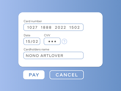 Daily UI 2/100 - Credit Card Checkout bank branding card checkout dailyui design figma graphic design illustration logo shop typography ui ux vector