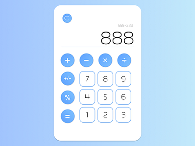 Daily UI 4/100 - Calculator