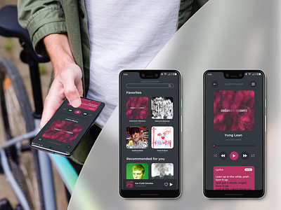 Daily UI 9/100 - Music Player android branding dailyui design figma graphic design illustration logo mobile mockup music player spotify typography ui ux vector