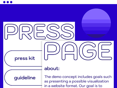 Daily UI 51/100 - Press Page branding dailyui design figma graphic design illustration logo press page typography ui ux web