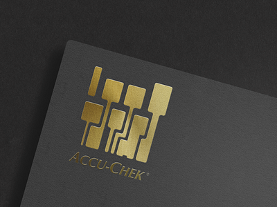 Daily UI 52/100 - Logo Design accu chek branding dailyui design diab diabetes figma graphic design illustration logo logo design