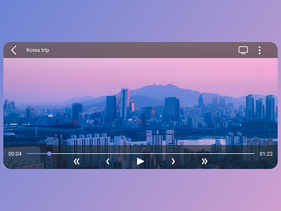 Daily UI 57/100 - Video Player