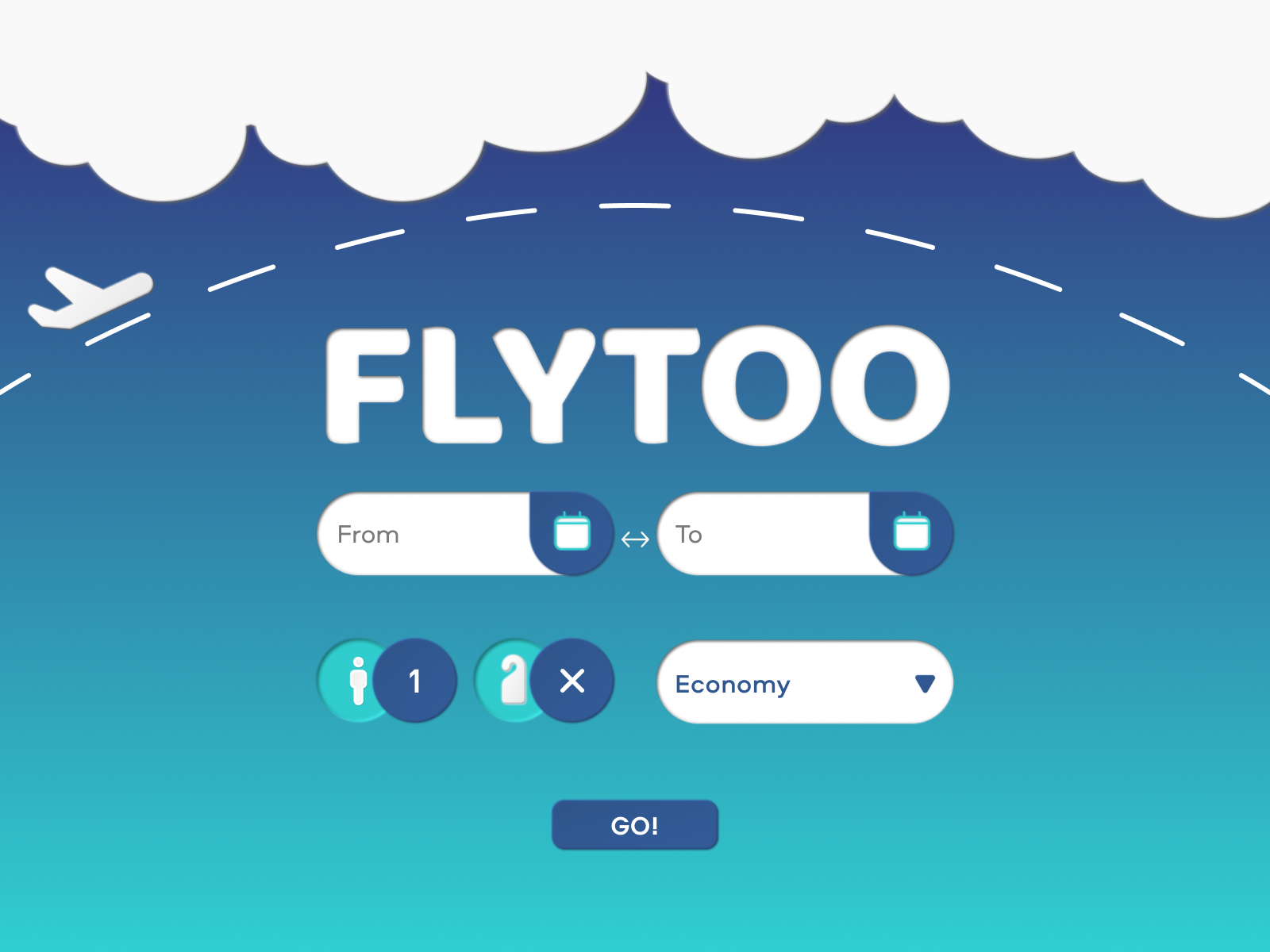 Daily UI 68/100 - Flight Search by NONO.artlover on Dribbble