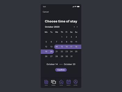 Daily UI 80/100 - Date Picker app booking calendar dailyui date picker figma ui ux