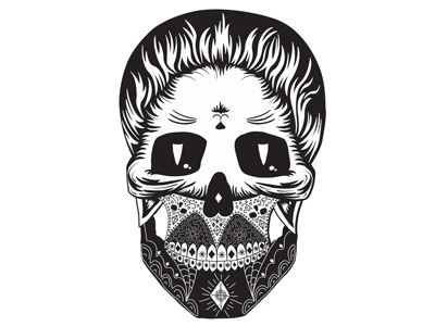 Calavera illustration skull