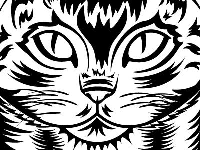 Coffee Cat animal black and white cat coffee illustration vector