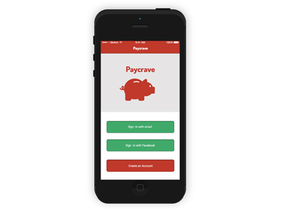 Paycrave Food Truck Mobile App. mobile app ui ux